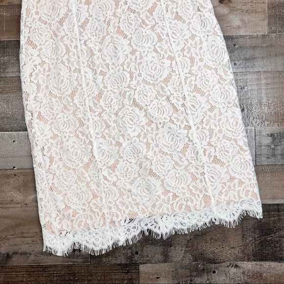 LULU'S Corita White Lace Sleeveless Midi Dress XL - Picture 7 of 16